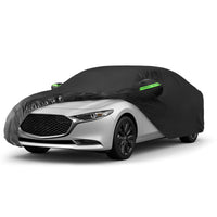 Proadsy Car Cover Custom Fit for 2019-2025 2026 Mazda3, Waterproof All Weather for Automobiles, Full Exterior Cover Rain Snow Sun Protector Indoor Outdoor Car Cover