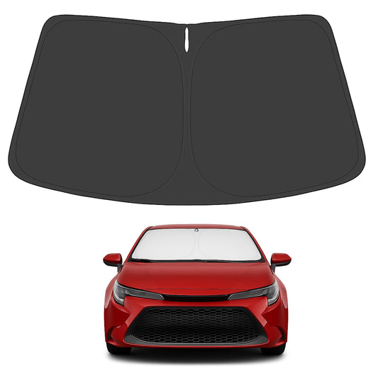 Proadsy for Toyota Corolla 2019-2025 2026 Windshield Sun Shade 4-Layer Foldable Front Sunshade Protector Sun Visor Blocks UV Rays Keep Car Cooler
