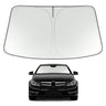 Proadsy 2026 Upgrade Windshield Sun Shade Custom Fit 2008-2014 C Class Foldable Front Sunshade Protector Sun Visor Blocks UV Rays Keep Car Cooler