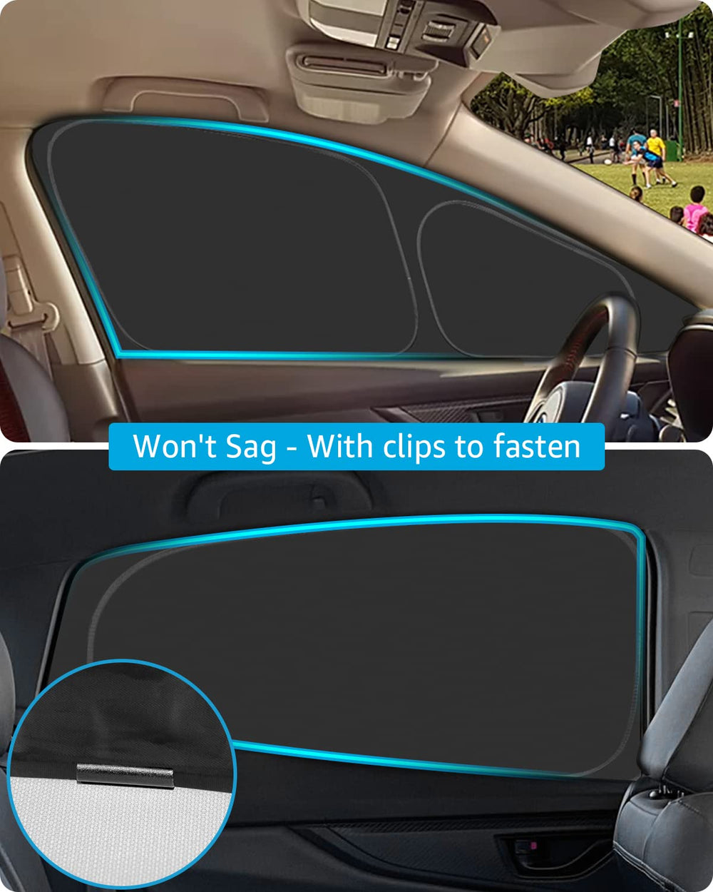 Proadsy 2025 Upgrade Window Sun Shade for Subaru CrossTrek 2023 2022 2021 2020 2019 2018 Side Window for Baby/Camping UV Rays and Privacy Protect Accessories Set of 7