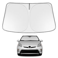 Proadsy 2025 Upgrade Windshield Sun Shade Custom Fit 2010-2015 Toyota Prius Foldable Front Sunshade Protector Sun Visor Blocks UV Rays Keep Car Cooler
