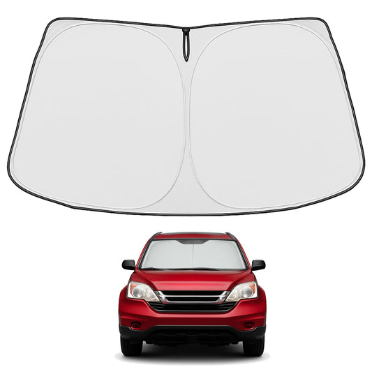 Proadsy Windshield Sun Shade for Honda CRV 2023 2024 2025 2026 4-Layer Foldable Front Sunshade Protector Sun Visor Blocks UV Rays Keep Car Cooler Accessories