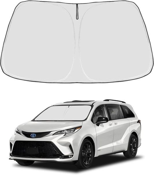 2021-2026 Toyota Sienna Windshield Sunshade - Custom Fit Front Windshield Sun Shade