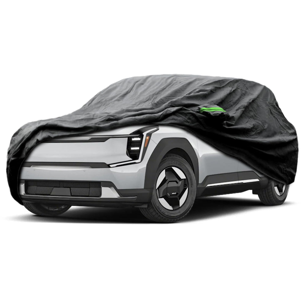 Proadsy Car Cover Custom Fit for 2024 2025 2026 Kia EV9, Waterproof All Weather for Automobiles, Full Exterior Cover Rain Snow Sun Protector Indoor Outdoor Car Cover