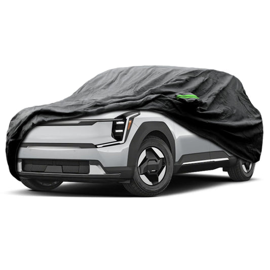 Proadsy Car Cover Custom Fit for 2024 2025 2026 Kia EV9, Waterproof All Weather for Automobiles, Full Exterior Cover Rain Snow Sun Protector Indoor Outdoor Car Cover