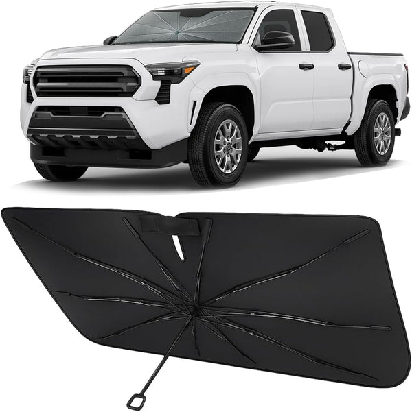 2024-2026 Toyota Tacoma Umbrella Windshield Sunshade - Custom Fit Front Windshield Sun Shade