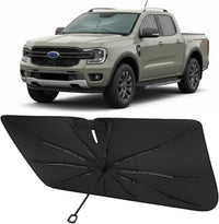 2019-2026 Ford Ranger Umbrella Windshield Sunshade - Custom Fit Front Windshield Sun Shade