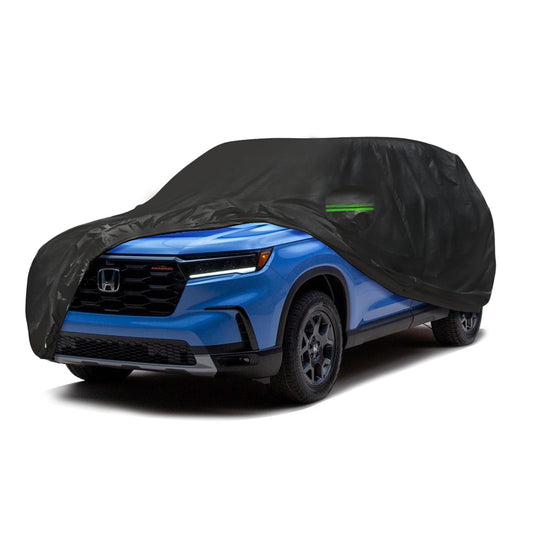 Proadsy 2025 Upgrade SUV Car Cover Compatible with Honda Pilot 2002-2024 2025 Windproof All Weather Waterproof Sun Rain UV Dust Snow Protection Outdoor Covers