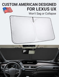 2019-2025 Lexus UX custom-fit sunshade - reflective side facing sun