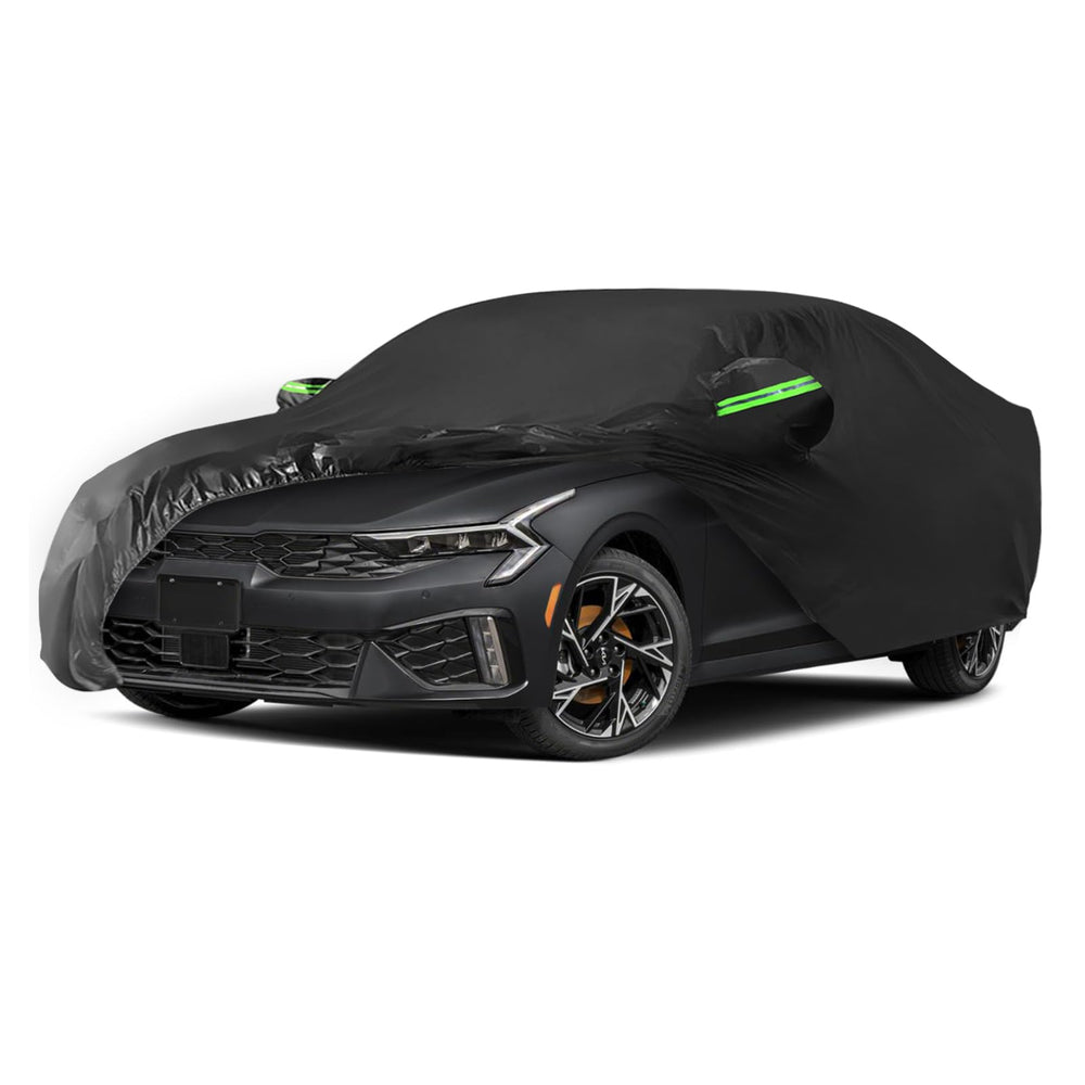 Proadsy 2025 Upgrade Car Cover Custom Fit for 2021-2025 Kia K5, Waterproof All Weather for Automobiles, Full Exterior Cover Rain Snow Sun Protector Indoor Outdoor Car Cover