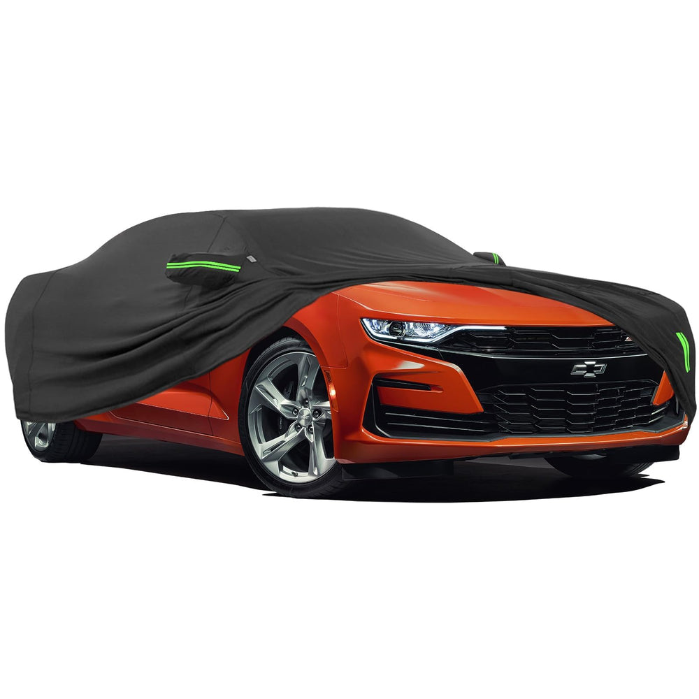 Proadsy 2025 Upgrade Car Cover Compatible with Chevrolet Chevy Camaro 2010-2024 2025 Windproof All Weather Waterproof Sun Rain UV Dust Snow Protection Outdoor Covers