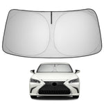 Proadsy 2025 Upgrade Windshield Sun Shade Custom Fit Lexus Lxus ES 2019-2024 2025 4-Layer Foldable Front Sunshade Protector Sun Visor Blocks UV Rays Keep Car Cooler