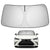 Proadsy 2025 Upgrade Windshield Sun Shade Custom Fit Lxus ES 2019-2024 2025 4-Layer Foldable Front Sunshade Protector Sun Visor Blocks UV Rays Keep Car Cooler