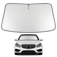 Proadsy 2026 Upgrade Windshield Sun Shade Custom Fit 2010-2016 E Class Foldable Front Sunshade Protector Sun Visor Blocks UV Rays Keep Car Cooler