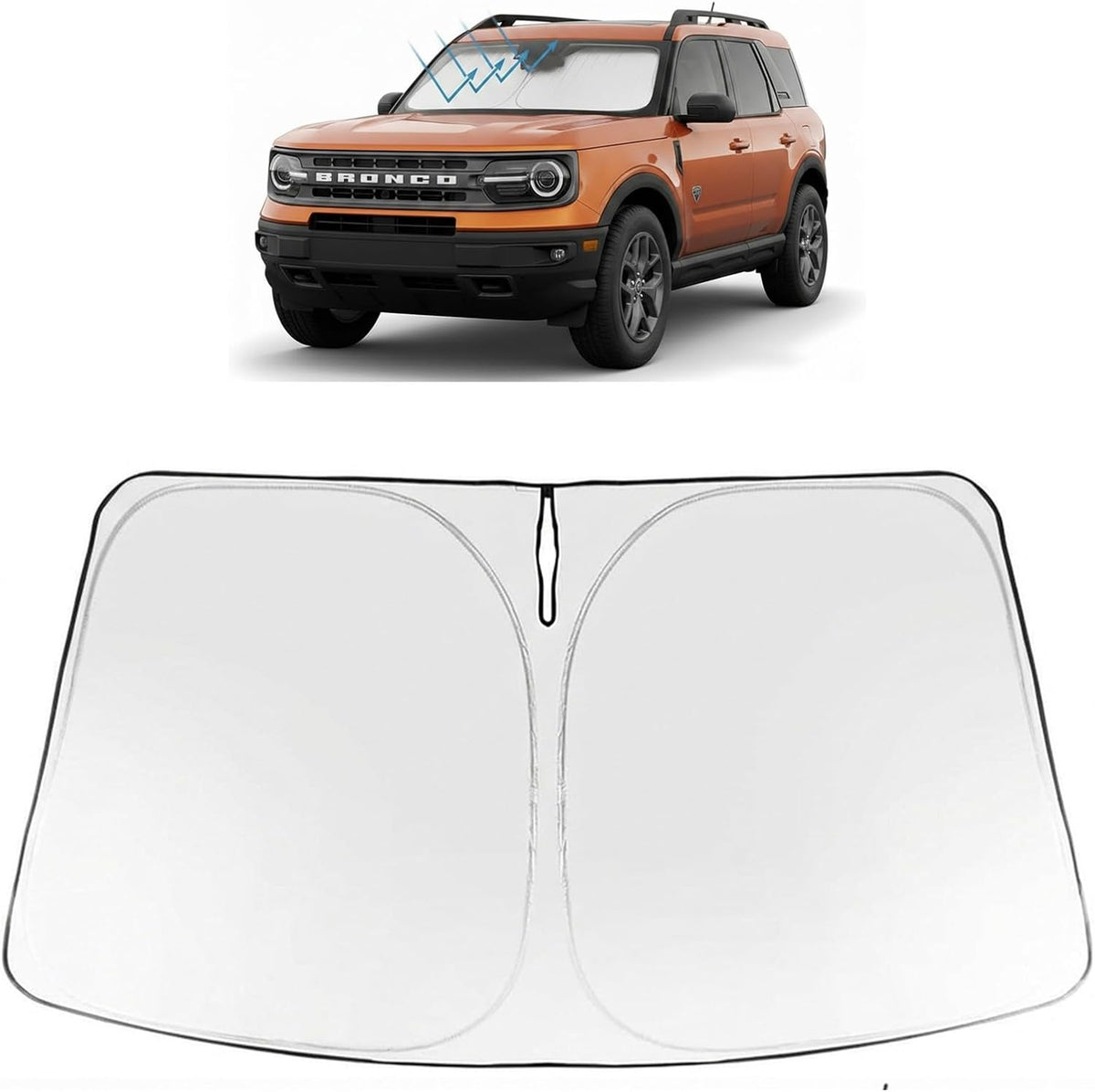 2021-2026 Ford Bronco Sport Windshield Sunshade