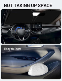 Proadsy 2026 Upgrade Front Windshield Sunshade Foldable Sun Shade Protector Custom Fit 2014-2019 Corolla SE XSE L LE XLE Hybrid Sedan Accessories