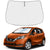Proadsy Custom Fit Nissan Versa 2015-2019 Windshield Sun Shade 4-Layer Foldable Front Sunshade Protector Sun Visor Blocks UV Rays Keep Car Cooler