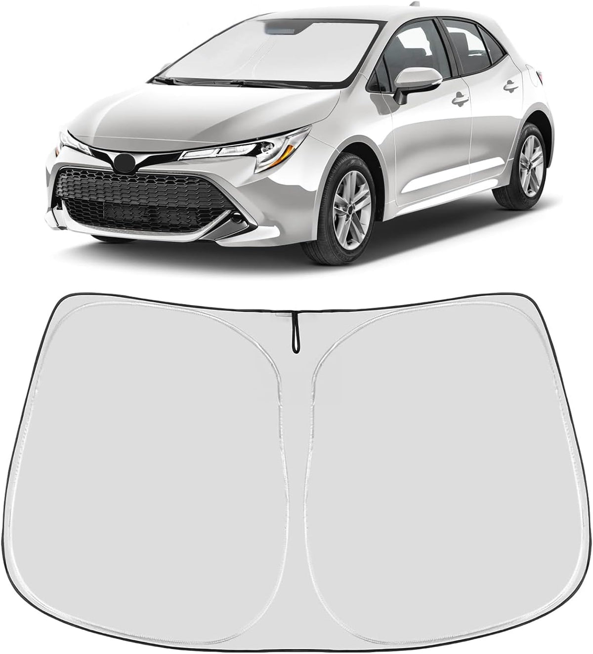 2019-2025 Toyota Corolla Windshield Sunshade - Custom Fit Front Windshield Sun Shade