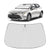 Proadsy 2025 Upgrade Windshield Sun Shade Custom Fit Toyota Corolla 2019-2024 2025 4-Layer Foldable Front Sunshade Protector Sun Visor Blocks UV Rays Keep Car Cooler Accessories