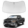 Proadsy 2026 Upgrade Windshield Sun Shade Custom Fit Ford F-150 F150 2021-2025 2026 4-Layer Foldable Front Sunshade Protector Sun Visor Blocks UV Rays Keep Car Cooler