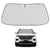 Proadsy 2025 Upgrade Windshield Sun Shade Custom Fit Ford Explorer 2020-2024 2025 4-Layer Foldable Front Sunshade Protector Sun Visor Blocks UV Rays Keep Car Cooler