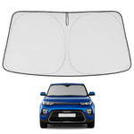 Proadsy 2025 Upgrade Windshield Sun Shade Custom Fit Hyundai Tucson 2016-2021 4-Layer Foldable Front Sunshade Protector Sun Visor Blocks UV Rays Keep Car Cooler Accessories