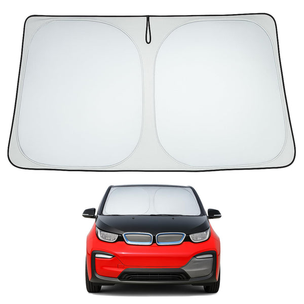 Proadsy 2026 Upgrade Front Windshield Sun Shade Foldable Sunshade Protector Custom Fit 2013-2018 BMW 3 Series /F30 /F31 /F80 /M3 Accessories