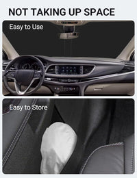 2018-2025 Buick Enclave custom-fit sunshade - folded compact