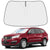 Front Windshield Sun Shade Foldable Sunshade Protector Custom Fit 2018-2023 Traverse LS, LT, RS, Redline, Premier, High Country SUV Accessories 2025 Upgrade
