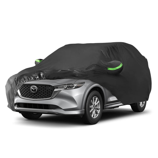 Proadsy 2025 Upgrade Car Cover Compatible with Mazda CX5 2013-2024 2025 Windproof All Weather Waterproof Sun Rain UV Dust Snow Protection Outdoor Covers