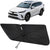 Proadsy Windshield Sun Shade Umbrella for Toyota Highlander 2020-2026/Grand Highlander 2024-2026 Foldable Car Sunshade with Soft TPU Handle Crystal Cooling Material Protect Car from Rays & Heat