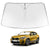 Proadsy 2025 Upgrade Windshield Sun Shade Custom Fit 2018-2023 BMW X2 F39 Foldable Front Sunshade Protector Sun Visor Blocks UV Rays Keep Car Cooler
