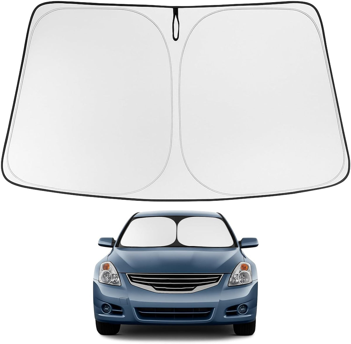 2007-2012 Nissan Altima Windshield Sunshade - Custom Fit Front Windshield Sun Shade