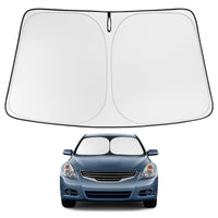 Proadsy 2026 Upgrade Windshield Sun Shade Custom Fit 2007-2012 Nissan Altima Foldable Front Sunshade Protector Sun Visor Blocks UV Rays Keep Car Cooler