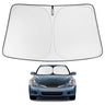 Proadsy 2026 Upgrade Windshield Sun Shade Custom Fit 2007-2012 Nissan Altima Foldable Front Sunshade Protector Sun Visor Blocks UV Rays Keep Car Cooler