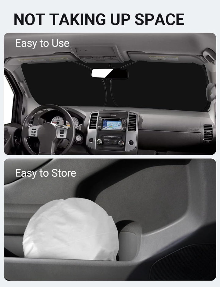 2005-2021 Nissan Frontier, 2Dr 4Dr KingCab CrewCab Windshield Sunshade