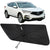 Proadsy Windshield Sun Shade Umbrella for Acura RDX 2019-2025 2026 Foldable Car Umbrella Sunshade with Soft TPU Handle Spring Structure Crystal Cooling Material Protect Car from Rays & Heat