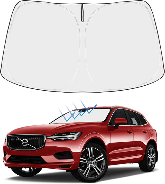 2018-2026 Volvo XC60 Windshield Sunshade - Custom Fit Front Windshield Sun Shade