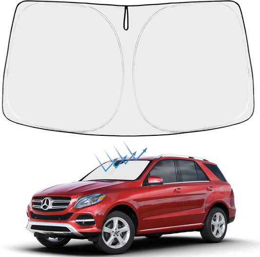 2016-2019 Mercedes-Benz GLE Windshield Sunshade - Custom Fit Front Windshield Sun Shade