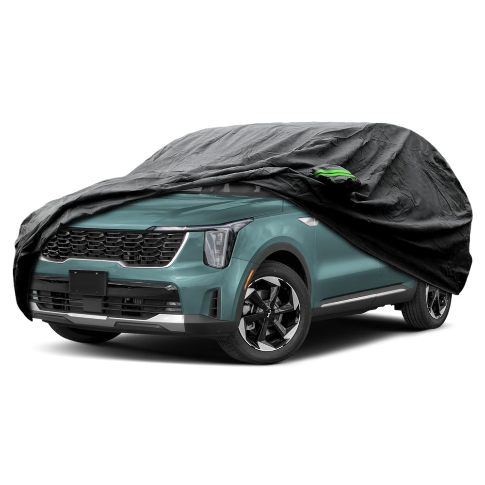 Proadsy 2025 Upgrade Car Cover Custom Fit for Kia Sorento 2021-2024 2025, Waterproof All Weather for Automobiles, Full Exterior Cover Rain Snow Sun Protector Indoor Outdoor Car Cover