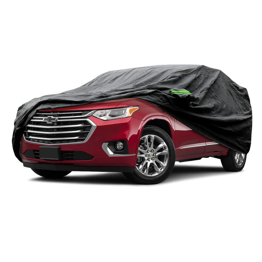 Proadsy 6 Layers SUV Car Cover Custom Fit for Chevrolet Chevy Traverse 2009-2024 2025 LT/LS/RS/Premier/High Country Windproof All Weather Waterproof Sun Rain UV Dust Snow Protection Outdoor Covers