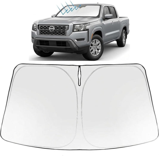 2022-2026 Nissan Frontier Windshield Sunshade - Custom Fit Front Windshield Sun Shade