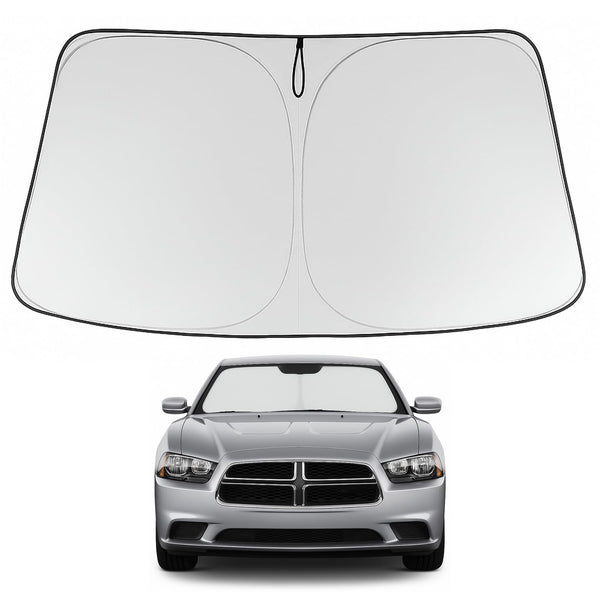 Proadsy 2026 Upgrade Front Windshield Sun Shade Foldable Sunshade Protector Custom for 2011-2023 Jeep Cherokee(Not for Jeep Grand Cherokee) Trailhawk Overland Limited Latitude Altitude Accessories