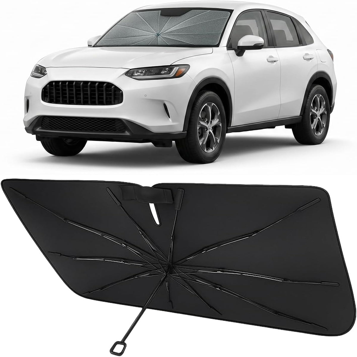 2023-2026 Honda HR-V Umbrella Windshield Sunshade - Custom Fit Front Windshield Sun Shade