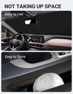 Proadsy Windshield Sun Shade for Hyundai Santa Fe 2019-2025 2026 4-Layer Foldable Front Sunshade Protector Sun Visor Blocks UV Rays Keep Car Cooler