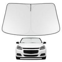 Proadsy 2026 Upgrade Windshield Sun Shade Custom Fit 2013-2015 Malibu Foldable Front Sunshade Protector Sun Visor Blocks UV Rays Keep Car Cooler