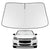 Proadsy 2025 Upgrade Windshield Sun Shade Custom Fit Chevrolet Malibu 2013-2015 4-Layer Foldable Front Sunshade Protector Sun Visor Blocks UV Rays Keep Car Cooler