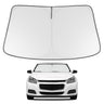 Proadsy 2026 Upgrade Windshield Sun Shade Custom Fit 2013-2015 Malibu Foldable Front Sunshade Protector Sun Visor Blocks UV Rays Keep Car Cooler