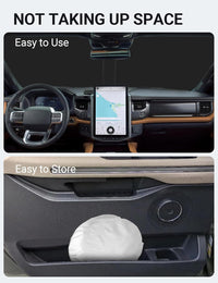 Proadsy 2026 Upgrade Front Windshield Sun Shade Foldable Sunshade Protector Custom Fit 2018-2025 Ford Expedition Accessories