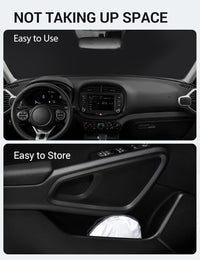 2020-2025 Kia Soul custom-fit sunshade - folded compact